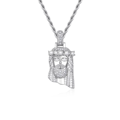 Pearl Stellar Jesus Pendant - Small