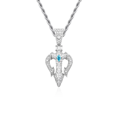 Ocean Sovereign Dual Trident Pendant