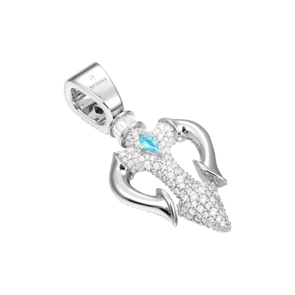 Ocean Sovereign Dual Trident Pendant