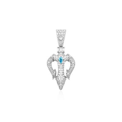 Ocean Sovereign Dual Trident Pendant
