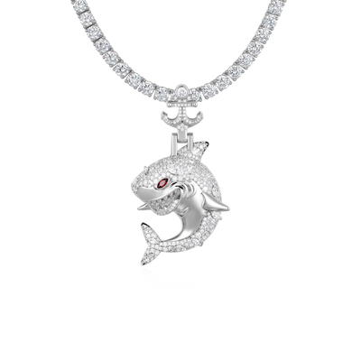 Predator Anchor Shark Pendant