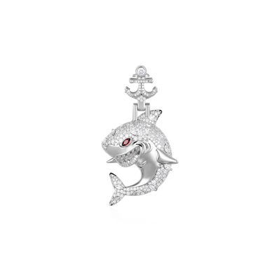 Predator Anchor Shark Pendant