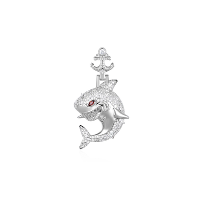 Predator Anchor Shark Pendant