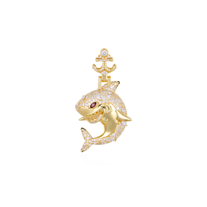 Predator Anchor Shark Pendant