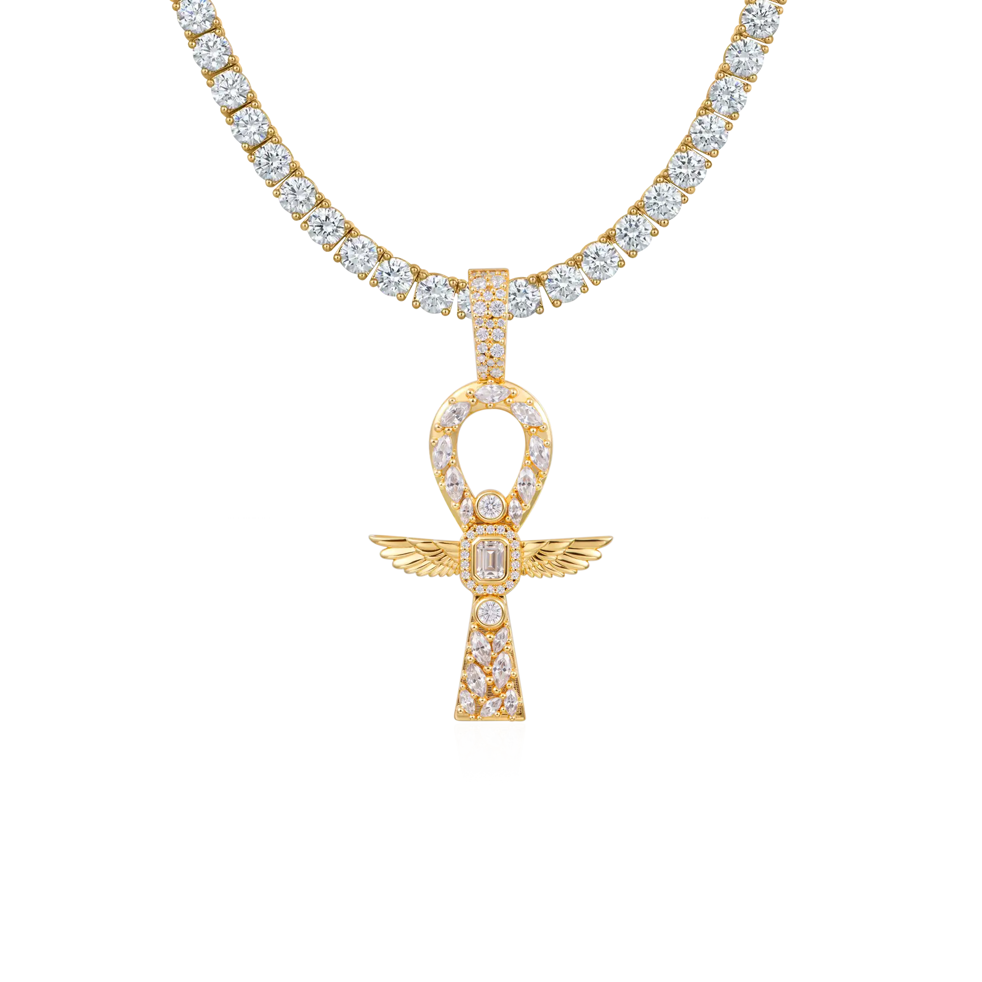Scarab Ankh Pendant