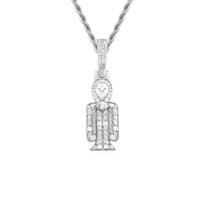 Multi-Cut Mosaic Radiant Tyet Pendant