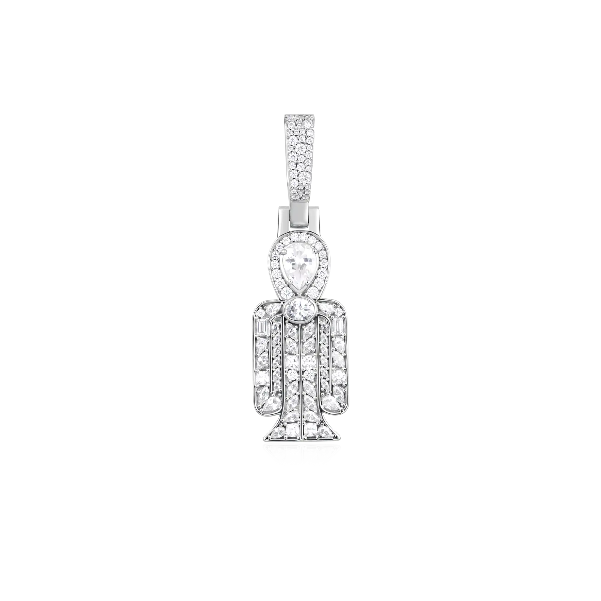 Multi-Cut Mosaic Radiant Tyet Pendant