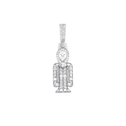 Multi-Cut Mosaic Radiant Tyet Pendant