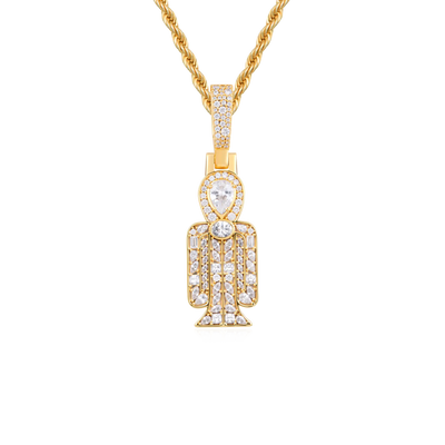 Multi-Cut Mosaic Radiant Tyet Pendant