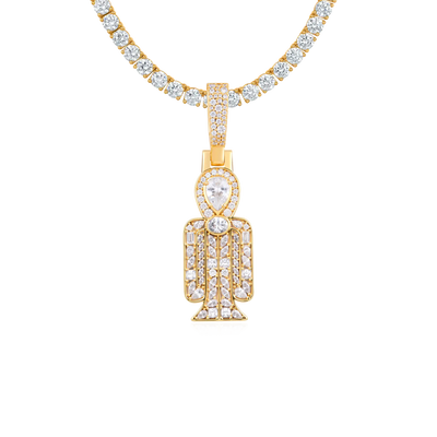 Multi-Cut Mosaic Radiant Tyet Pendant