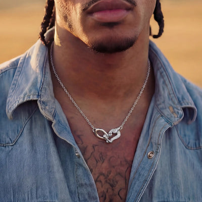Horseshoe Locked Luck Necklace