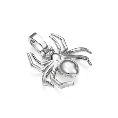 Sparkling 3D Spider Pendant