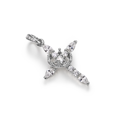 Crowned Sacred Cross Pendant