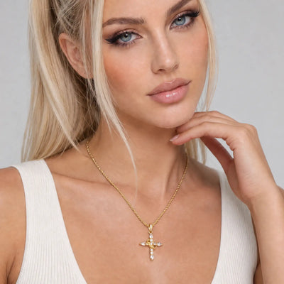 Crowned Sacred Cross Pendant