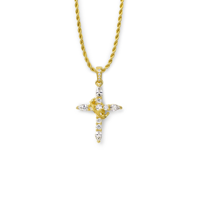 Crowned Sacred Cross Pendant