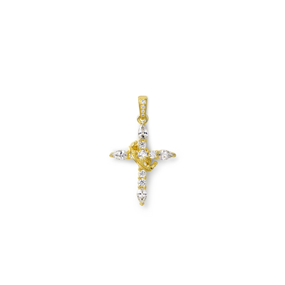 Crowned Sacred Cross Pendant