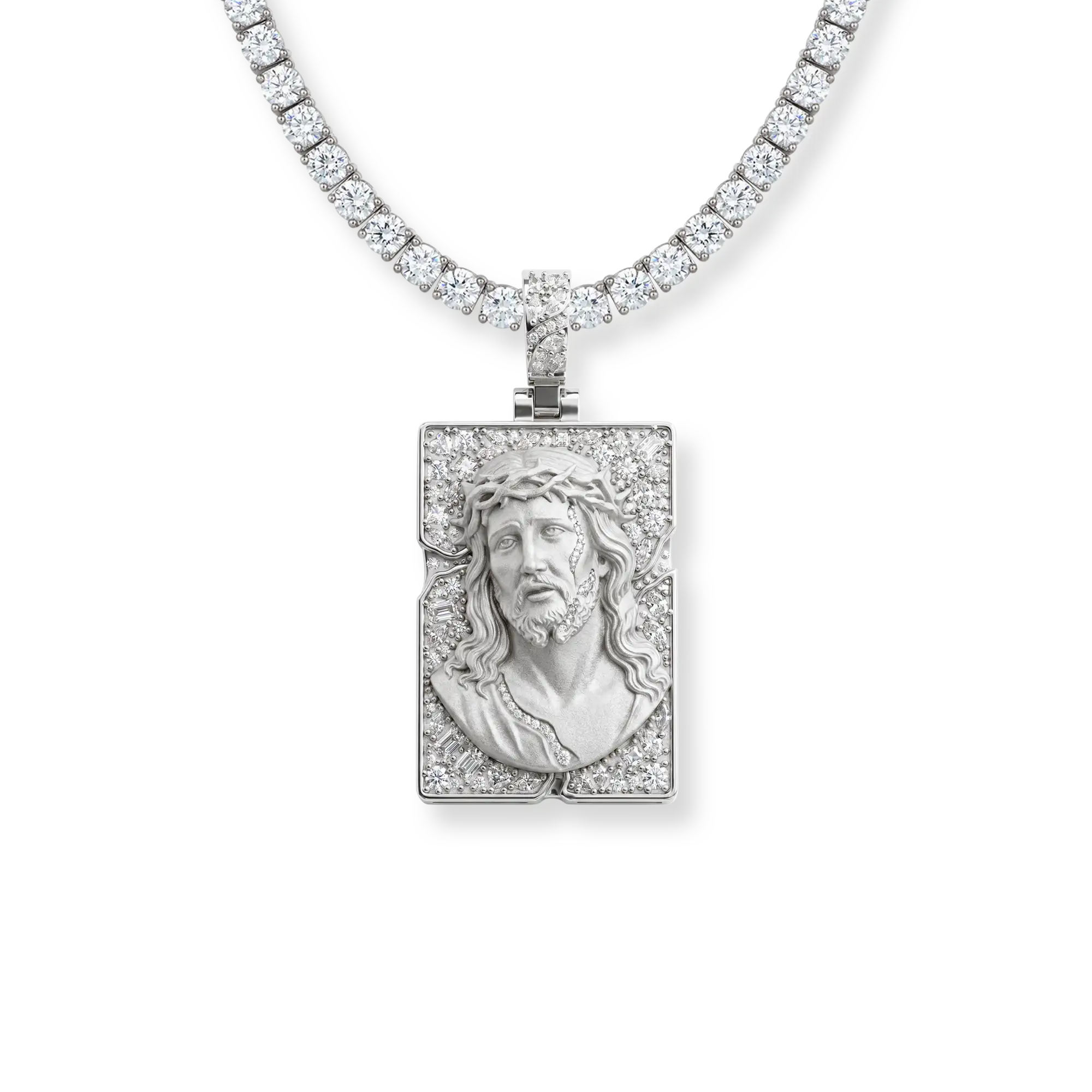Sacred Portrait Jesus Pendant