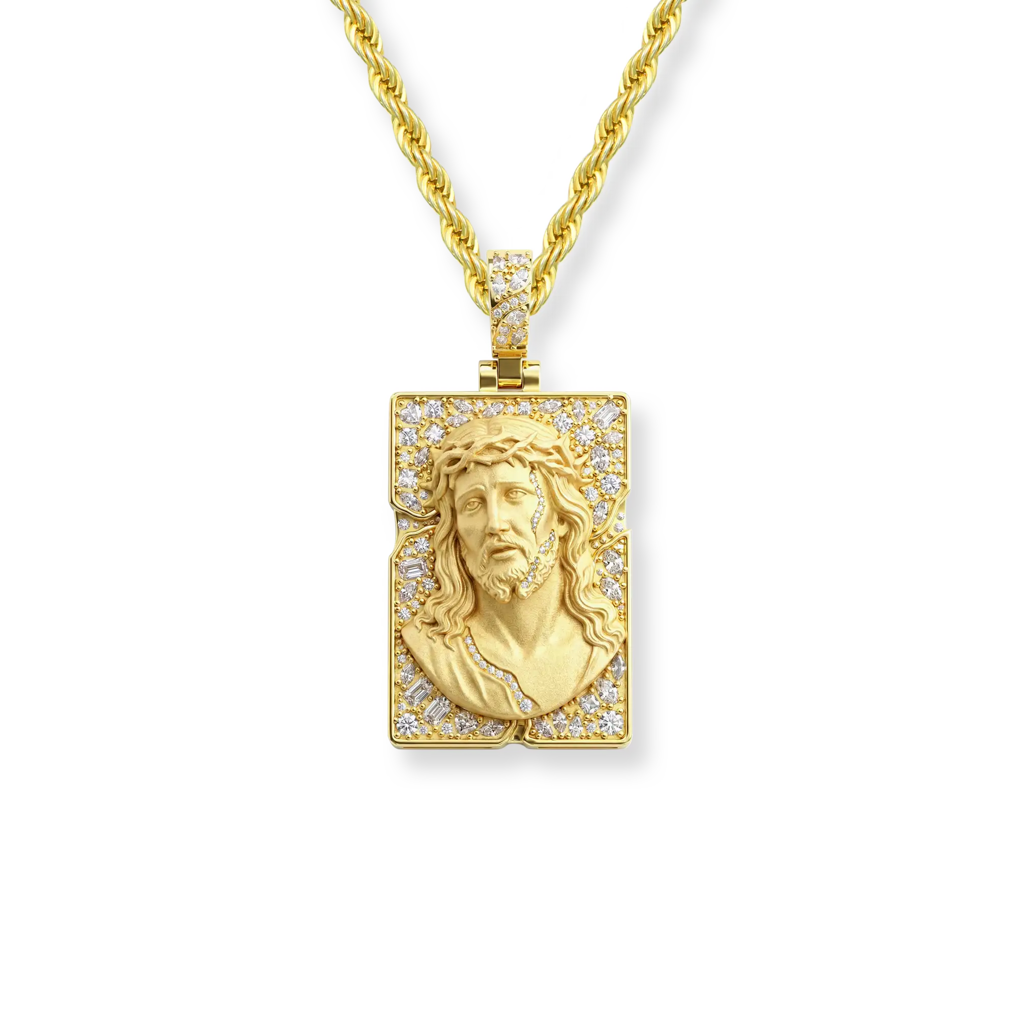 Sacred Portrait Jesus Pendant