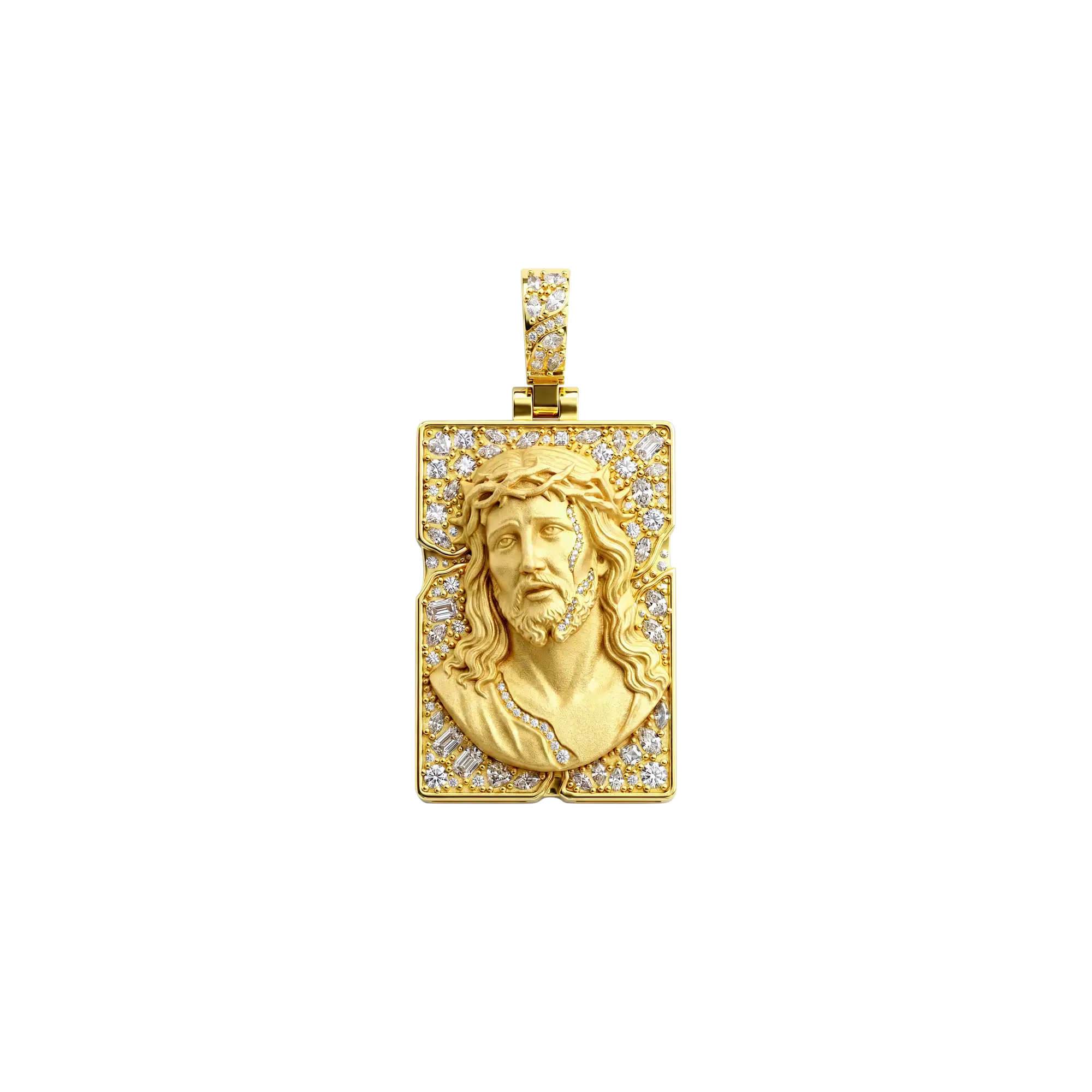 Sacred Portrait Jesus Pendant