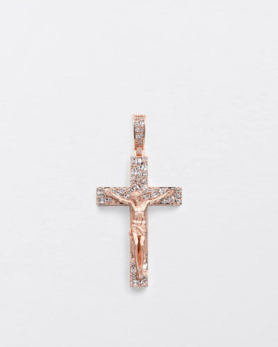 Fancy-Cut Jesus Cross Pendant