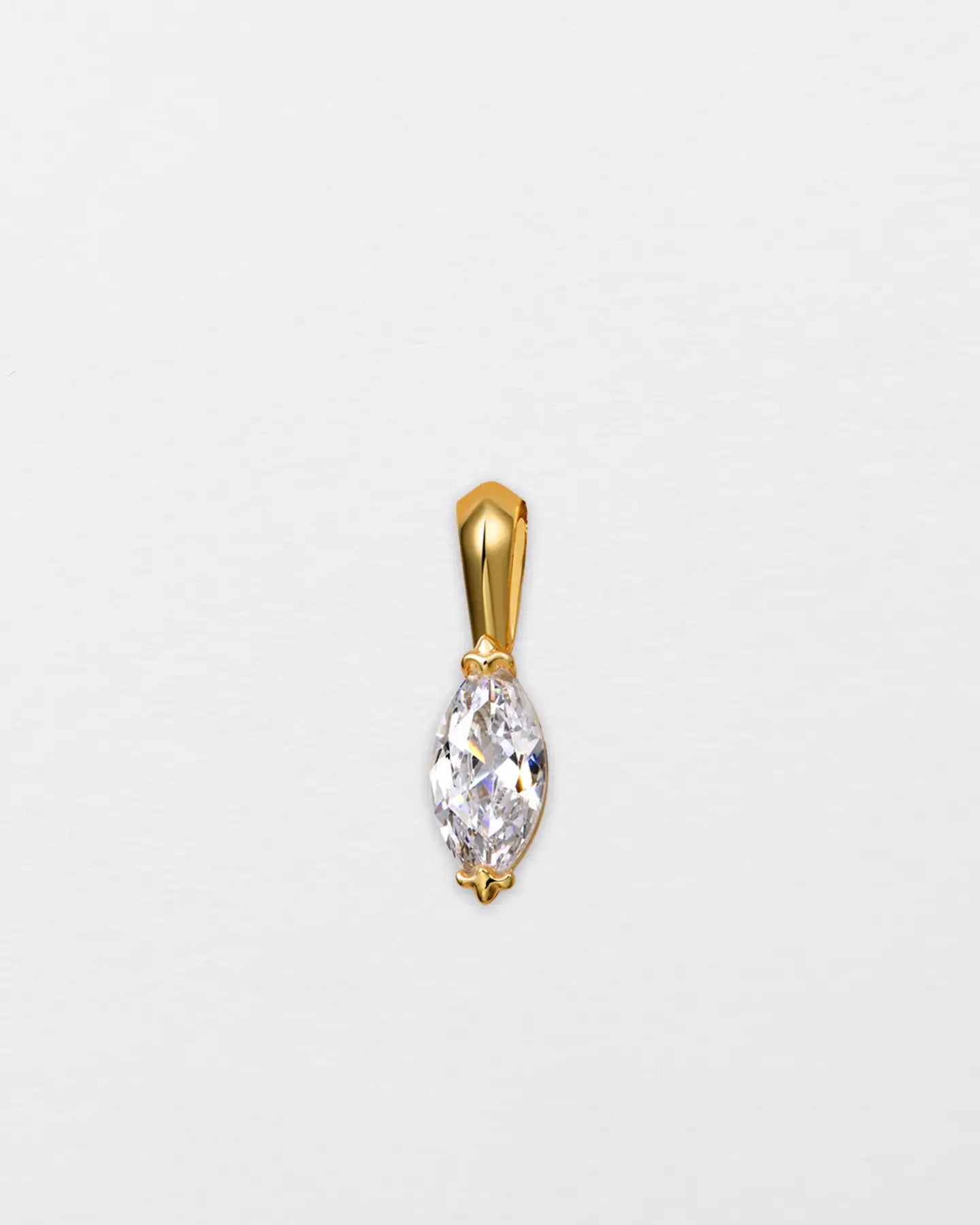 22K Marquise Cut Pendant