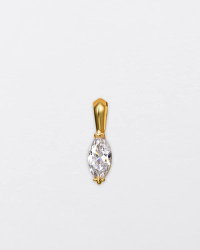 22K Marquise Cut Pendant