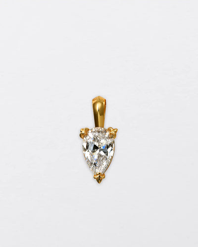 22K Teardrop Cut Pendant