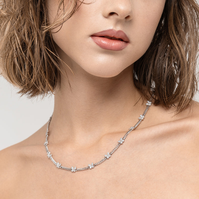 Butterfly Cuban Necklace - 3mm - APORRO