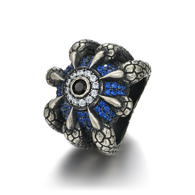 Naẓar Retro Claw Signet Ring