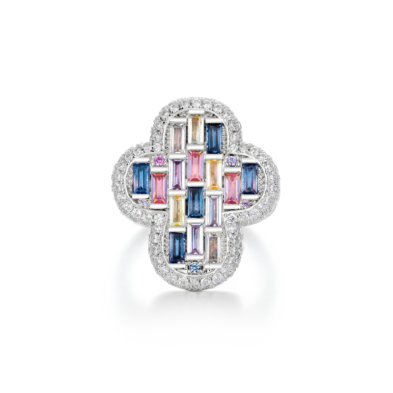 Iced Vitraux Vintage Ring - APORRO