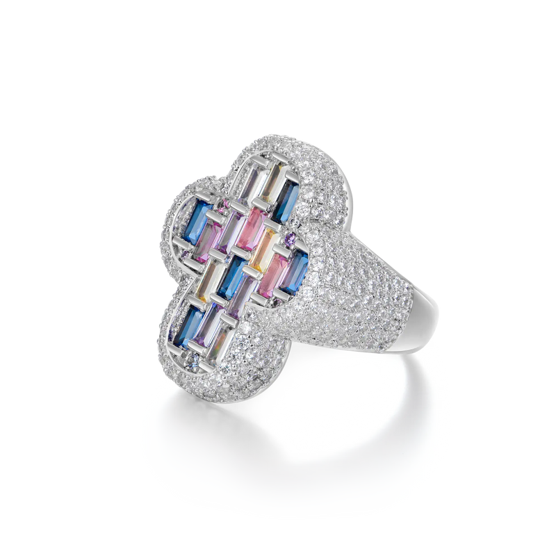 Iced Vitraux Vintage Ring - APORRO