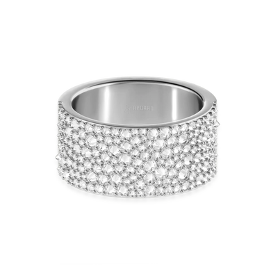 Moissanite Reverse Set Diamond Band Ring