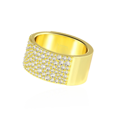 Moissanite Reverse Set Diamond Band Ring