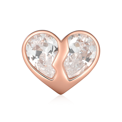 Moissanite Radiant Hearts Entwined Ring