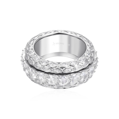 Eternal Motion Mosaic Band Ring