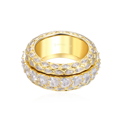 Eternal Motion Mosaic Band Ring