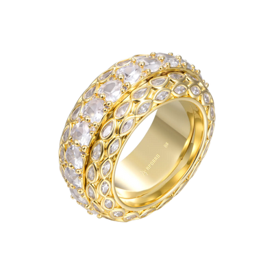 Eternal Motion Mosaic Band Ring