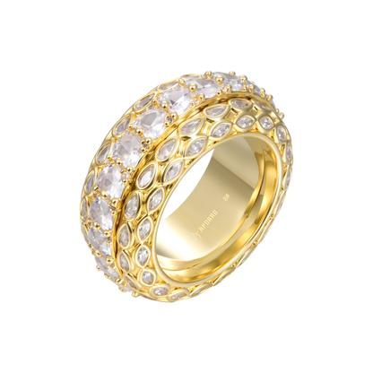 Eternal Motion Mosaic Band Ring