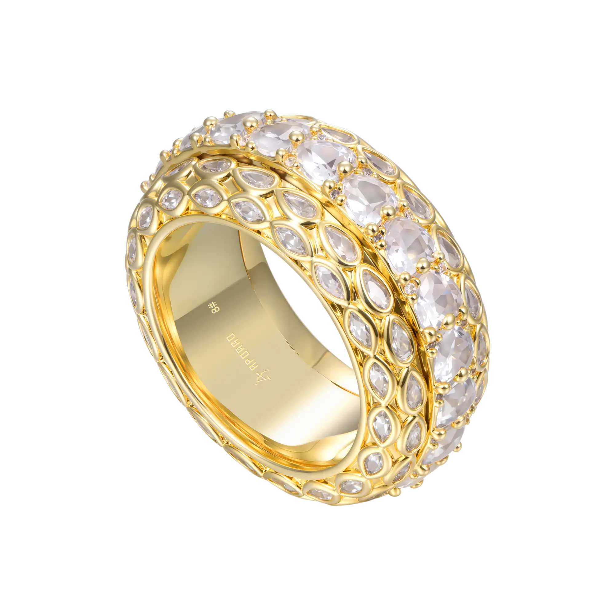 Eternal Motion Mosaic Band Ring