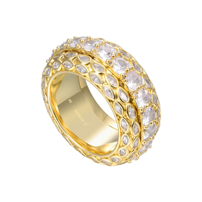 Eternal Motion Mosaic Band Ring