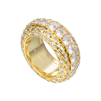 Eternal Motion Mosaic Band Ring