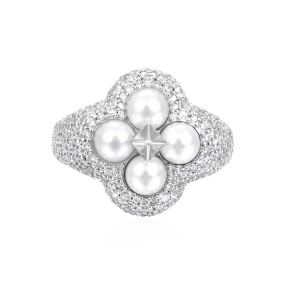 Pearl Clover Station Ring