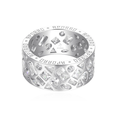 Sacred Window Mosaic Band Ring