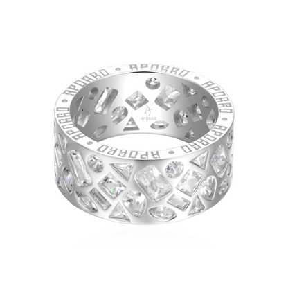 Sacred Window Mosaic Band Ring