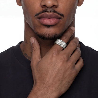 Sacred Window Mosaic Band Ring