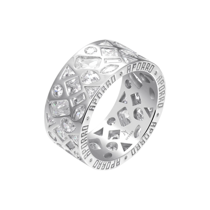 Sacred Window Mosaic Band Ring