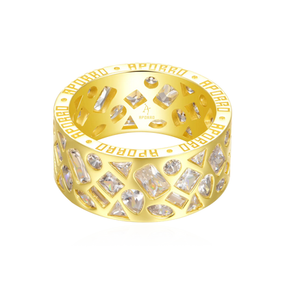 Sacred Window Mosaic Band Ring