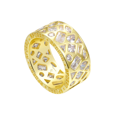 Sacred Window Mosaic Band Ring