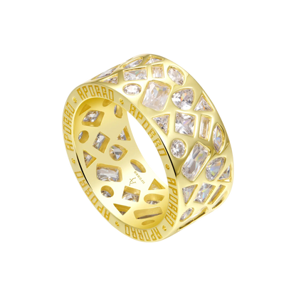 Sacred Window Mosaic Band Ring