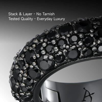 Moissanite S925 Round Paved Hoop Earrings